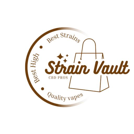 the logo of strain vault official website